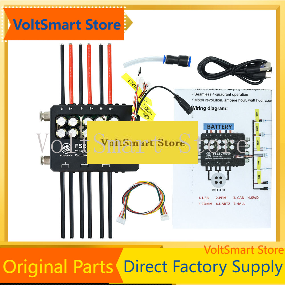 Контроллер скорости VoltSFlips – обзор и цена Vesc 75300 High Current Esc
