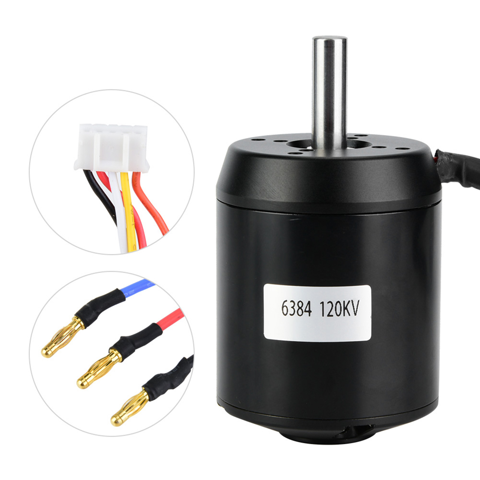6384 120 кВ BLDC Outrunner бес – обзор и цена 6384 Brushless Motor Sensored